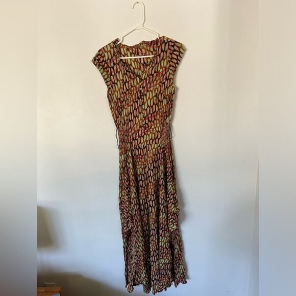 Free People FP One Sahara Jumpsuit Hand Printed Size Small - Picture 3 of 15